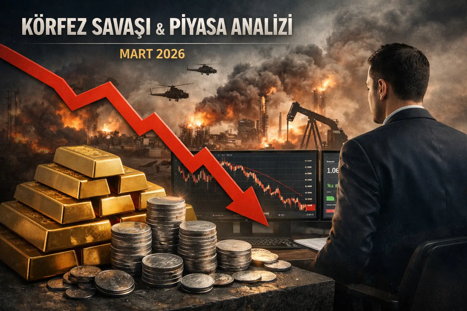 Körfez Savaşı 4. Hafta: Altın ve Gümüş Fiyatları Ne Yöne Gidiyor? (Mart 2026 Analizi)
