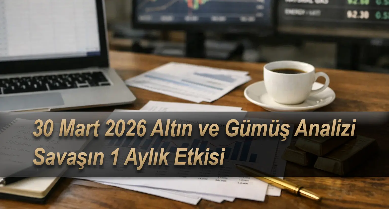 30 Mart 2026 Altın ve Gümüş Analizi: Savaşın 1 Aylık Etkisi