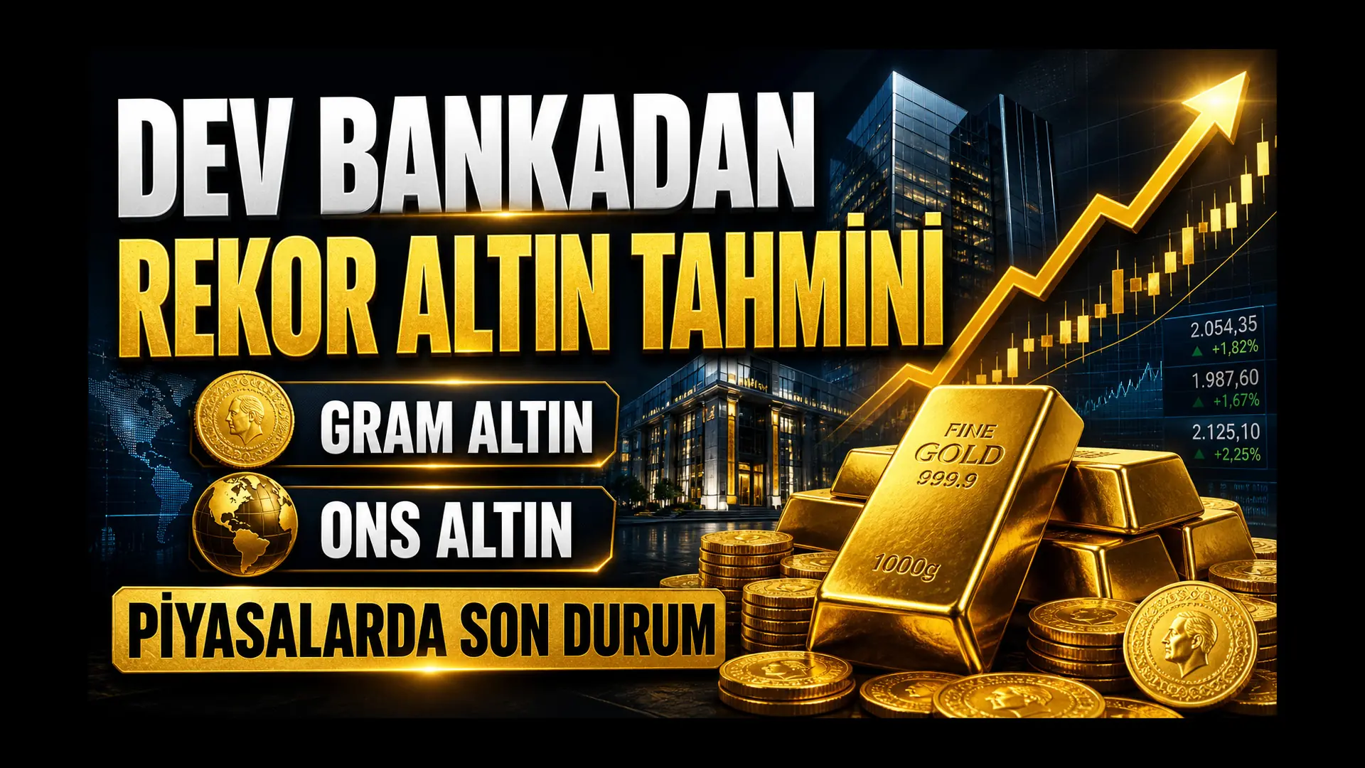 Büyük Bankaların Altın ve Gümüş Tahminleri 04.05.2026