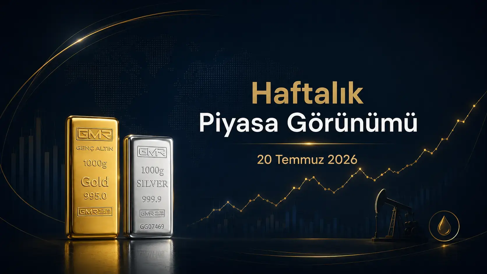 20 Temmuz 2026 Haftalık Piyasa Görünümü: Altın, Gümüş, Brent Petrol ve Borsalarda Son Durum